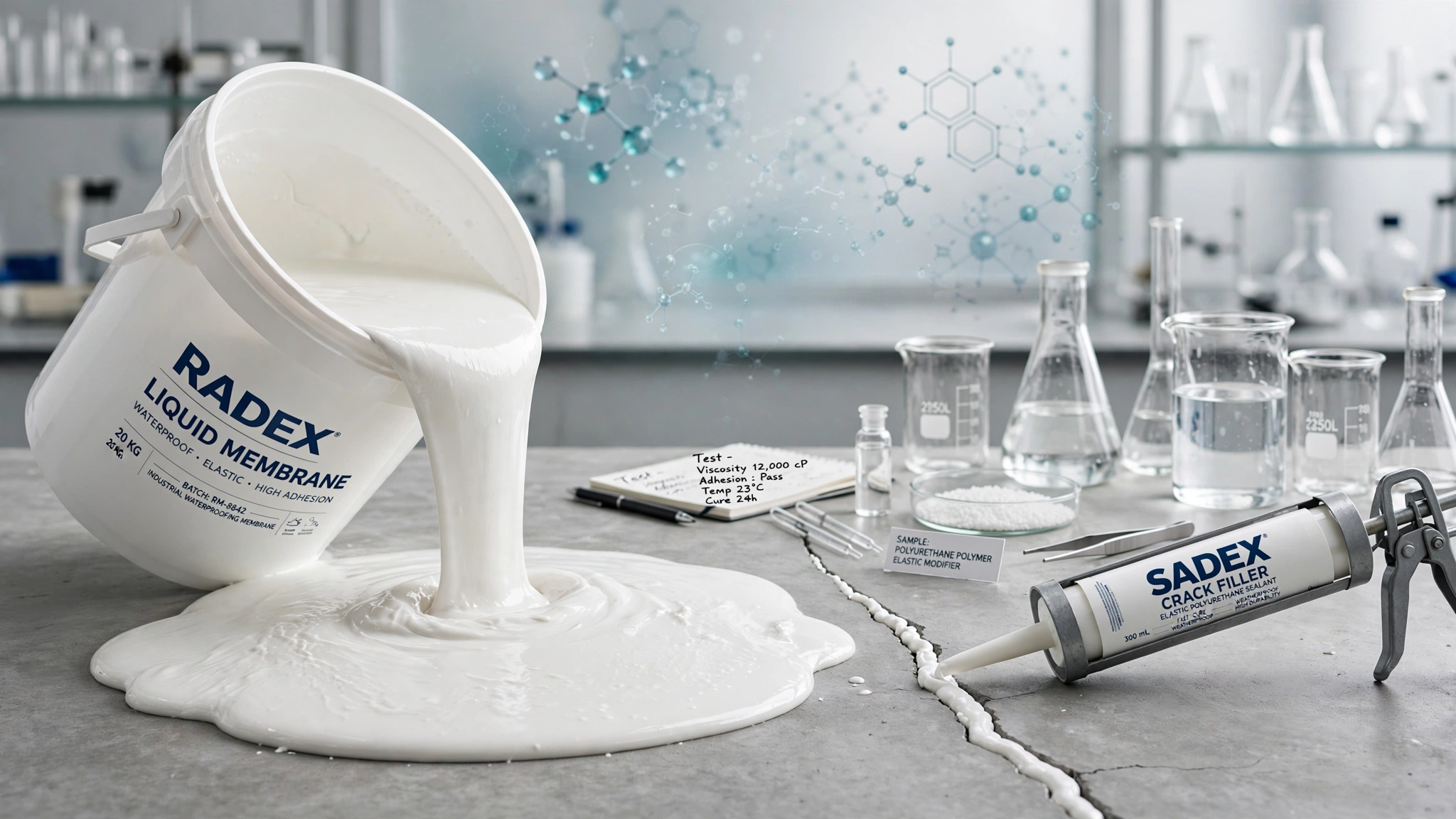 RADEX Liquid Membrane product showcase