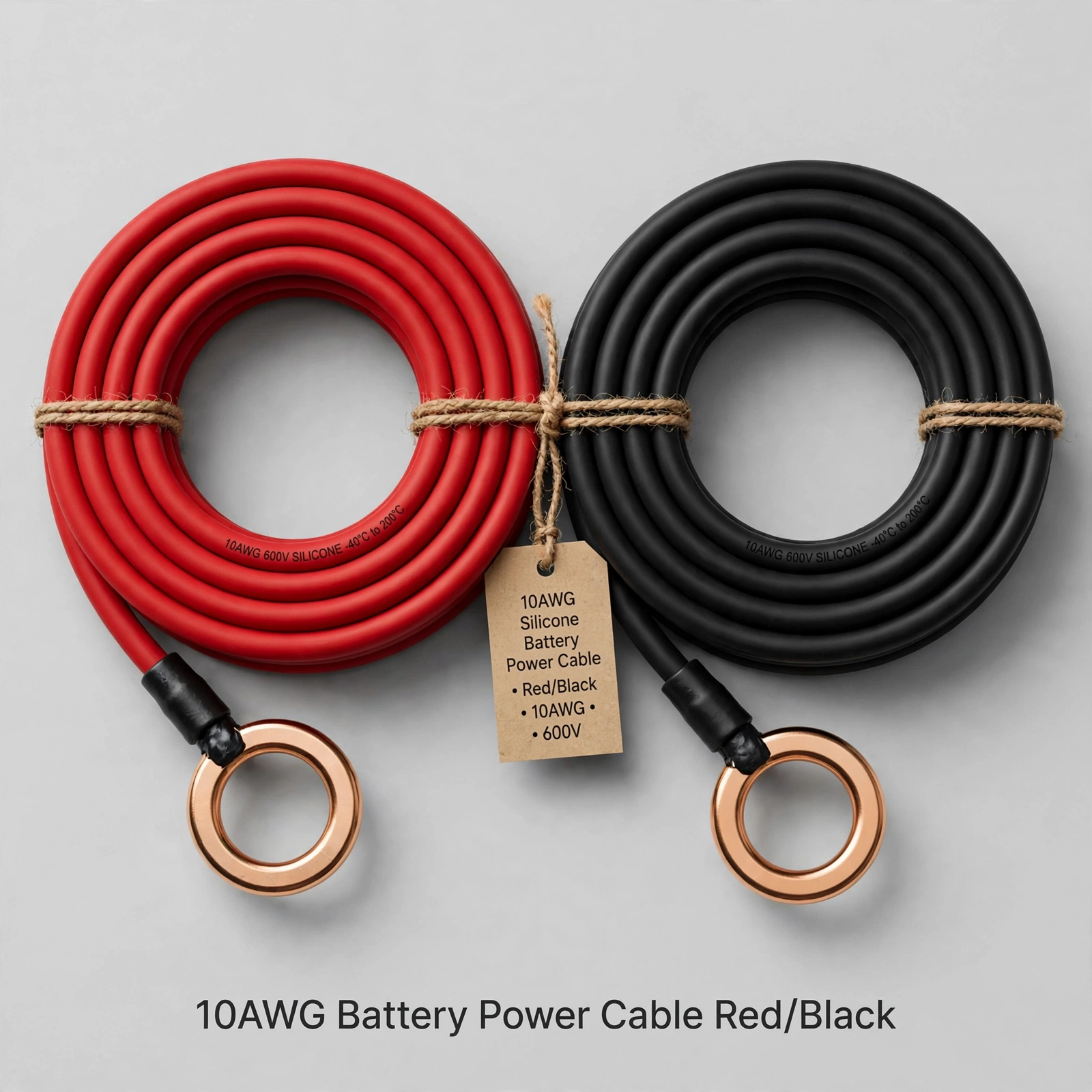 10AWG Battery Power Cable Red Black